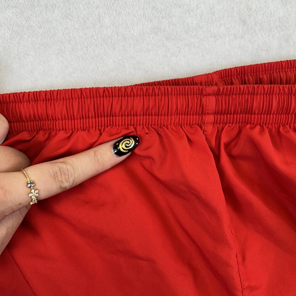 Kansas City Chiefs Shorts Womens Large Red NFL Football Nike Dri Fit Running - Picture 3 of 14